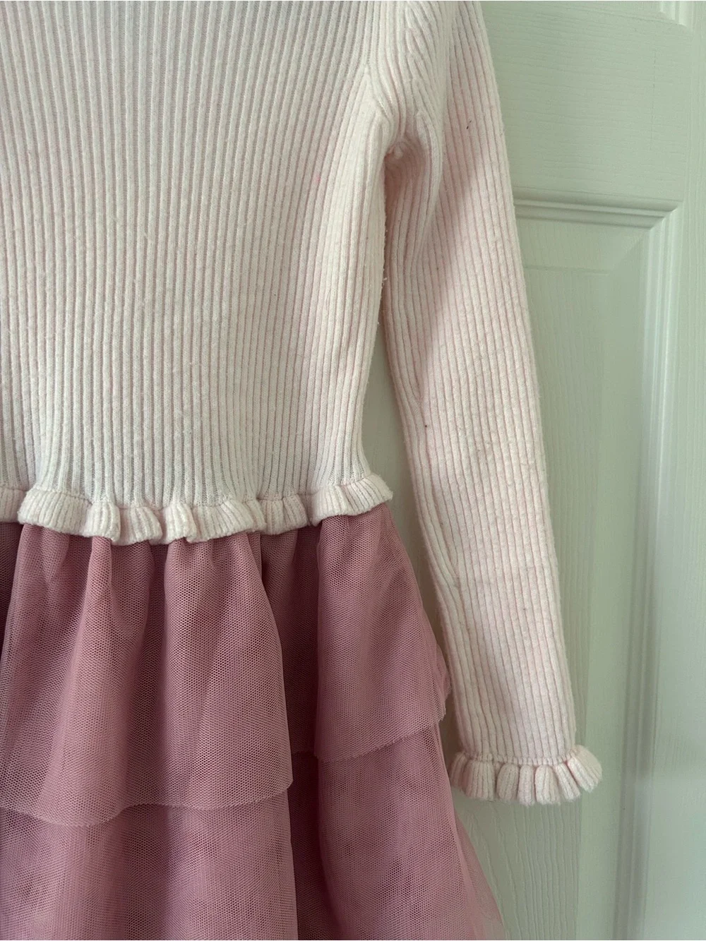 Gymboree Girl’s Long Sleeve Pink Tutu Dress - Size 8
